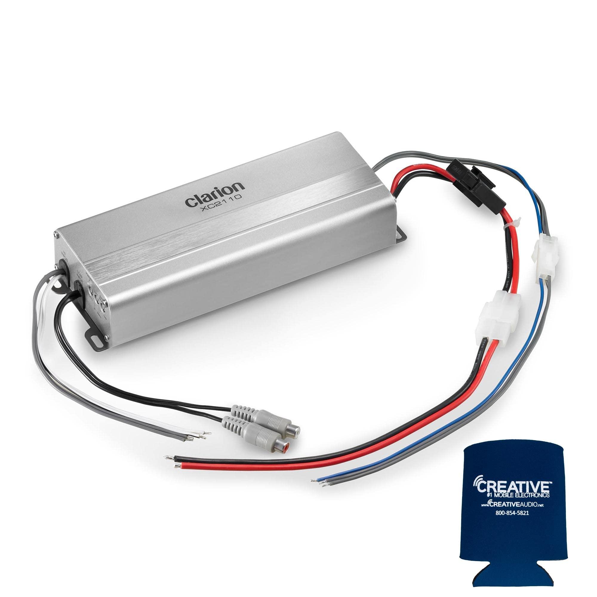 Clarion Clarion Marine Subwoofer Amplifier Bundle - 10" CM2513WL LED Sub Woofer and XC2110 Amplifier