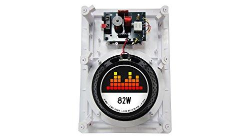 Silver Ticket Products 82W Silver Ticket in-Wall Speaker with Pivoting Tweeter (8 Inch in-Wall)