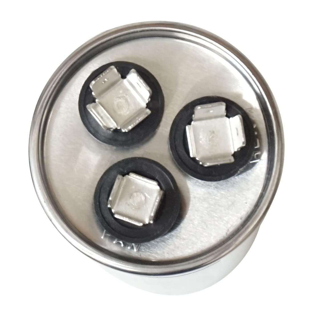 Supco Supco Capacitor Round Dual Run 45 + 5 uf 370/440 Volts for HVAC Motors Compressors LCD45+5X440R Linebacker