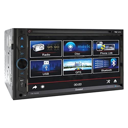 Farenheit Farenheit TIN-702HB 2-DIN 6.2" LCD GPS Navigation DVD Multimedia Source Unit w/Android PhoneLink, Bluetooth v4.0