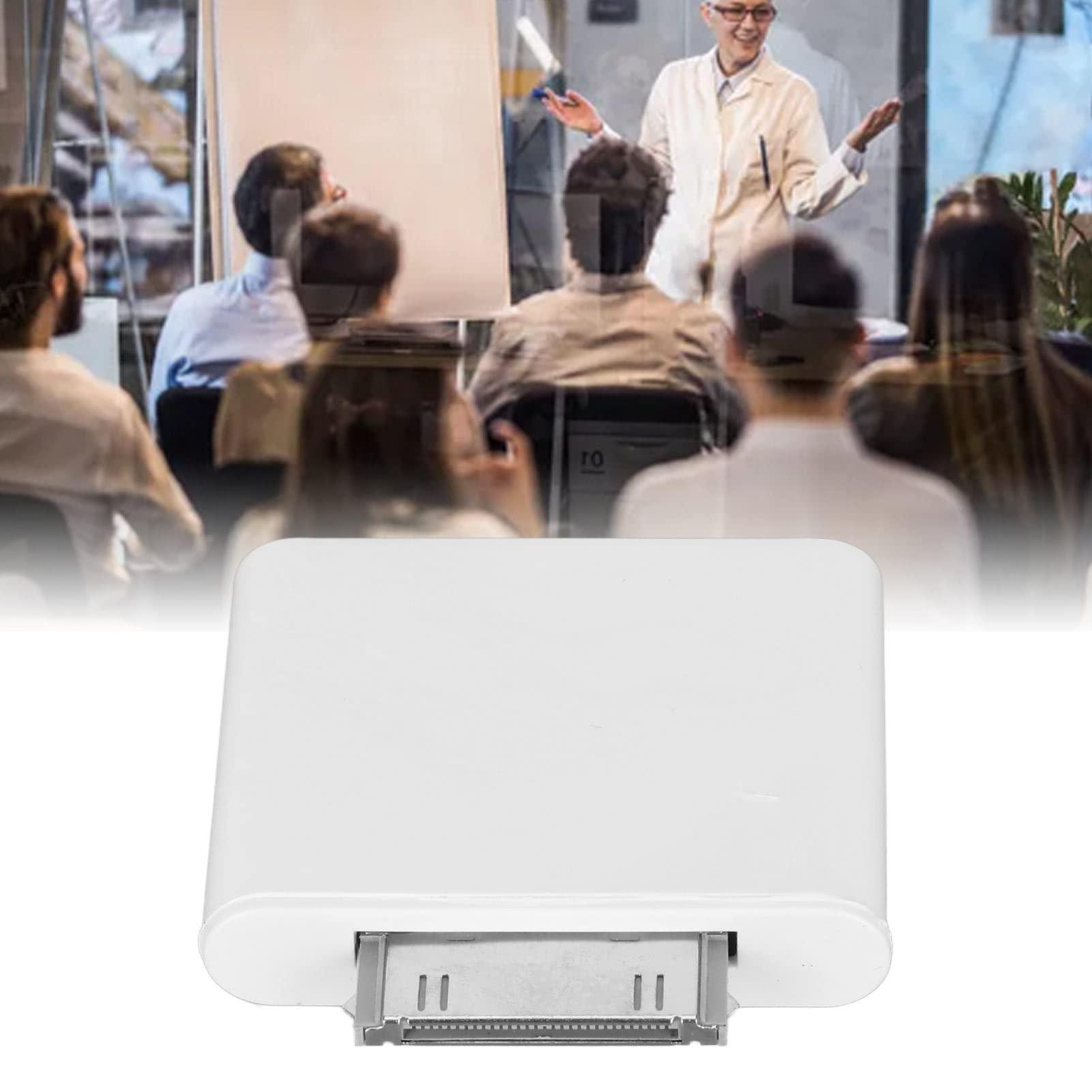 VBESTLIFE VBESTLIFE 30 Pin Bluetooth Adapter Receiver, Bluetooth Transmitter Plug and Play & Automatic Compatible with iOS Pod and Other 30 Pin Dock Speakers (White)