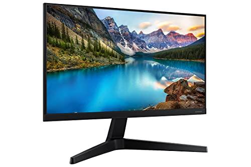 SAMSUNG SAMSUNG T37F Series 24-Inch FHD 1080p Computer Monitor, 75Hz, IPS Panel, HDMI, Display Port, VESA Compatible, 3 Yr WRNTY (LF24T374FWNXGO),Blue/Black