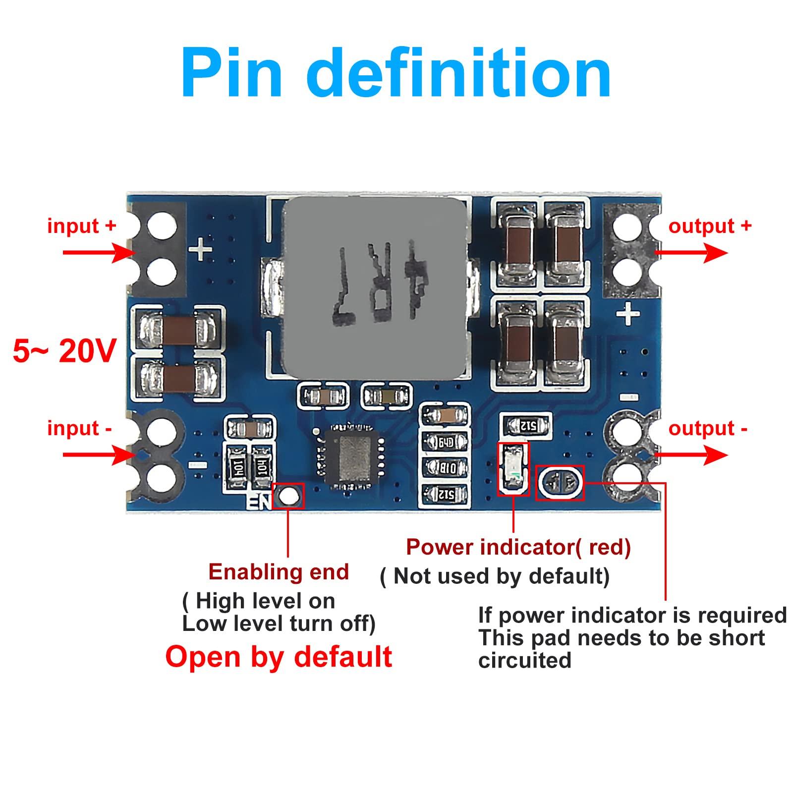 Alinan Alinan 5pcs High Efficiency Output 3.3V 5A mini560 Step Down DC-DC Converter Voltage Regulator Buck Stabilized Power Supply Module