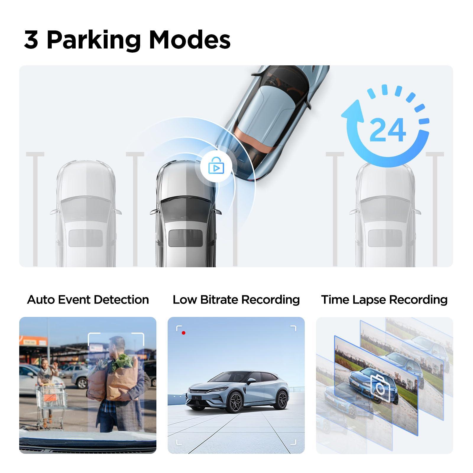 VIOFO VIOFO Dash Cam A119 V3 2K 2560x1440P Quad HD+ 60FPS Front Car Dash Camera, 5MP STARVIS Sensor, 140-Degree Wide Angle, GPS Included, Buffered Parking Mode, True HDR, Motion Detection, Time Lapse