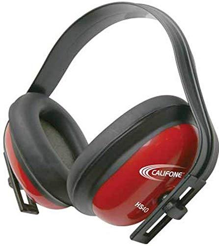 Califone Califone HS40 Hearing Safe Hearing Protector Headphones for Kids Bundle (Red) (3 Items)