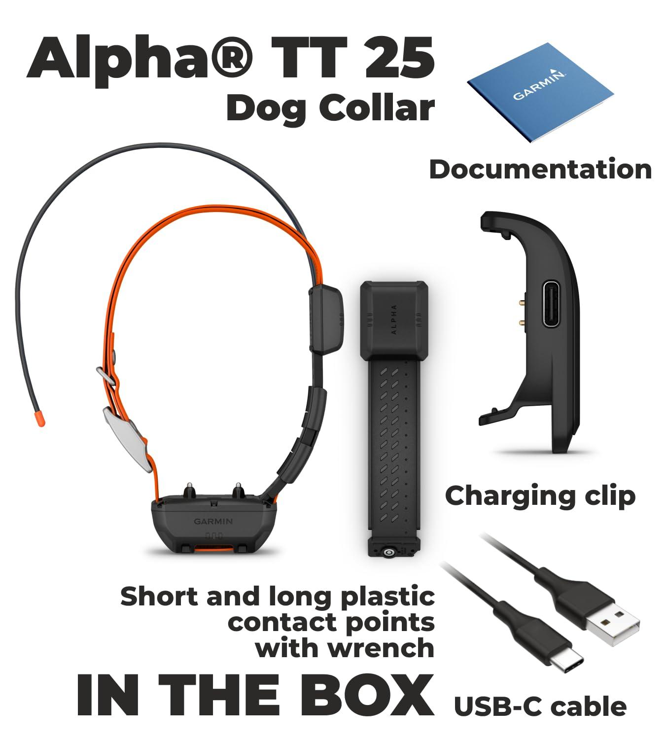 Wearable4U Wearable4U - Garmin Alpha TT 25 GPS Dog Tracking Collar with E-Bank Bundle