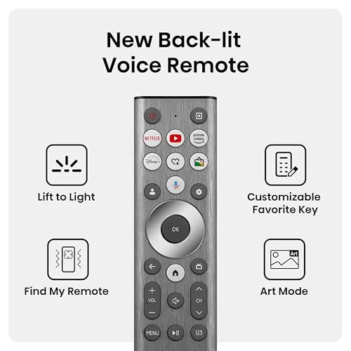 Hisense Hisense 65-Inch Class QLED 4K S7N CanvasTV Series Dolby Vision HDR Google Smart TV (65S7N, 2024 Model) - Art Mode, Anti-Glare Panel, Hi-Matte Display, Frame & UltraSlim Wall Mount Included, 144Hz