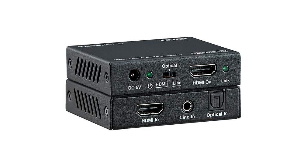 Kanex Pro Kanex Pro HDMI 2.0 Audio Embedder 18Gbps HDCP 2.2 4K 60Hz Toslink CEC Stereo (HAECOAX4)