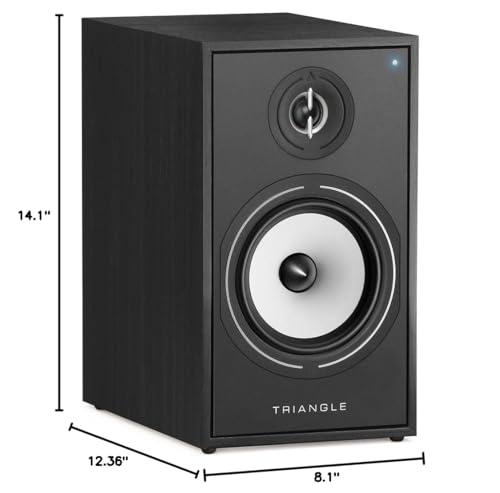 triangle Triangle Borea Active BR03 BT Wireless Bluetooth Bookshelf Speaker (Black)