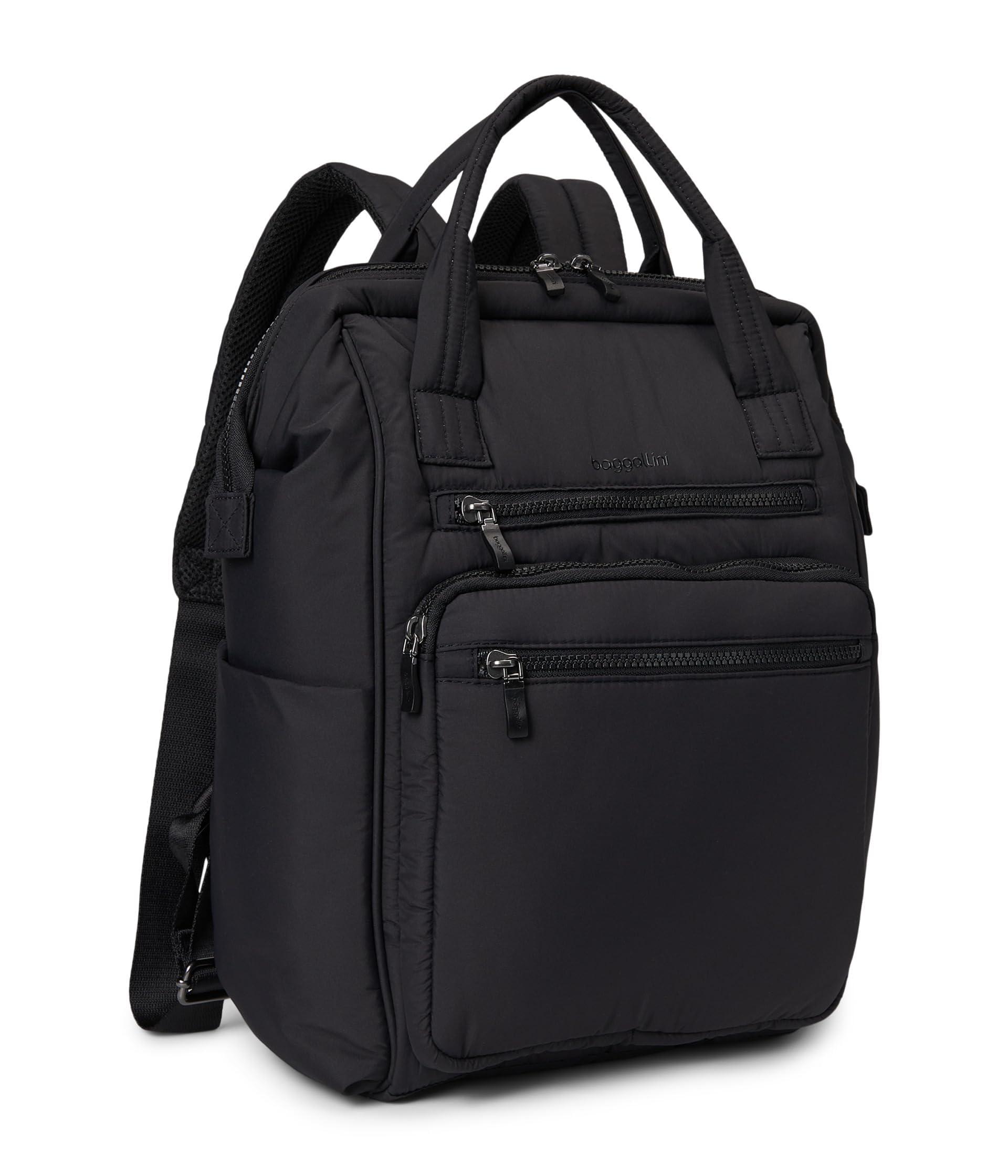 Baggallini Baggallini Chelsea Laptop Backpack, Black Puff