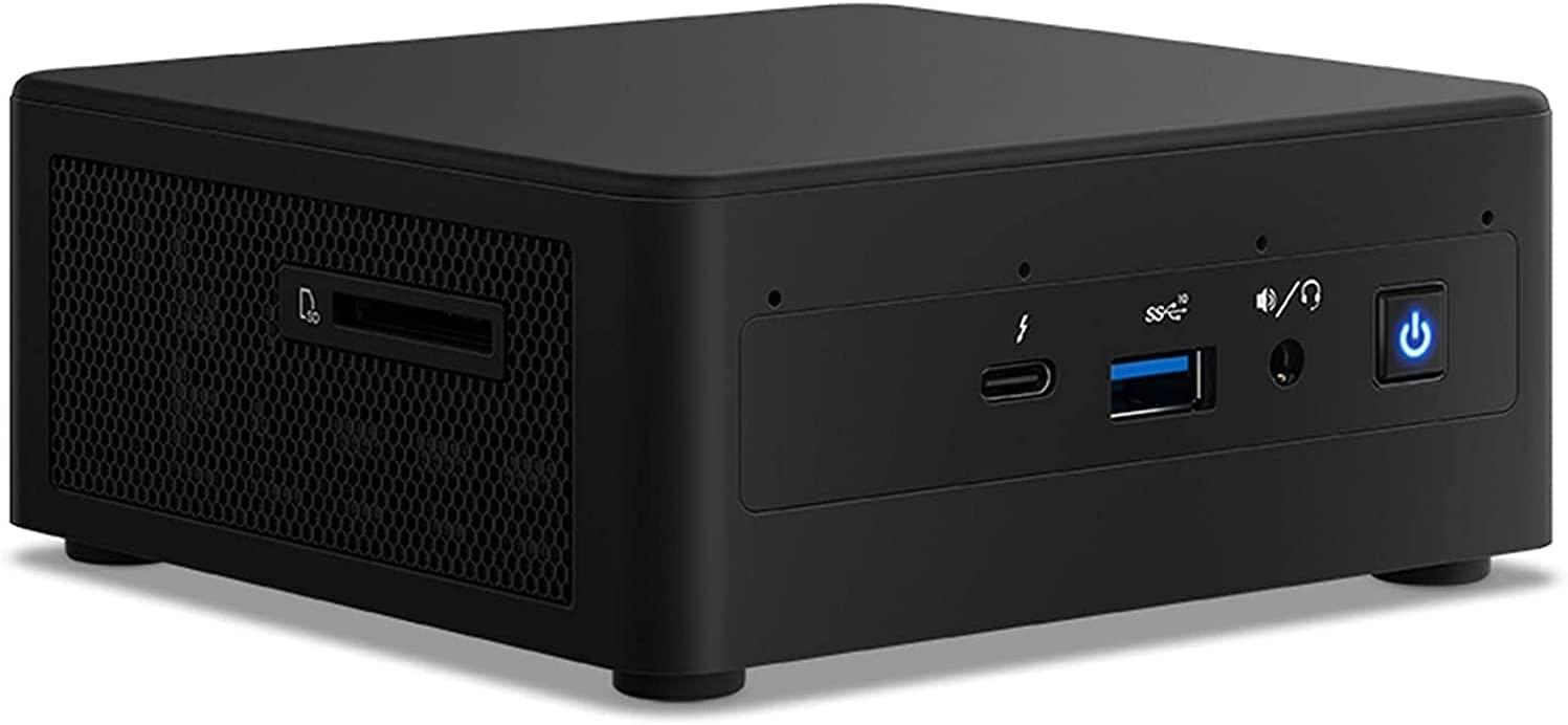 Intel Intel Mini Desktop | 11th Gen NUC Core i5-1165G7 4-Core | 24GB DDR4 | 2TB SSD | Windows 11 Pro | Wi-Fi 6 - Thunderbolt 3 - Bluetooth 5 - HDMI 2.0 - RJ-45-5xUSB - DP - Black