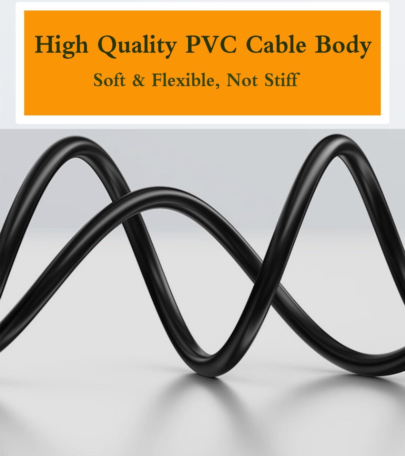 AUZERES Power Cord Cable Compatible with Apple TV 1st, 2nd, 3rd, 4th, 5th Generation Replacement Apple TV Power Cord