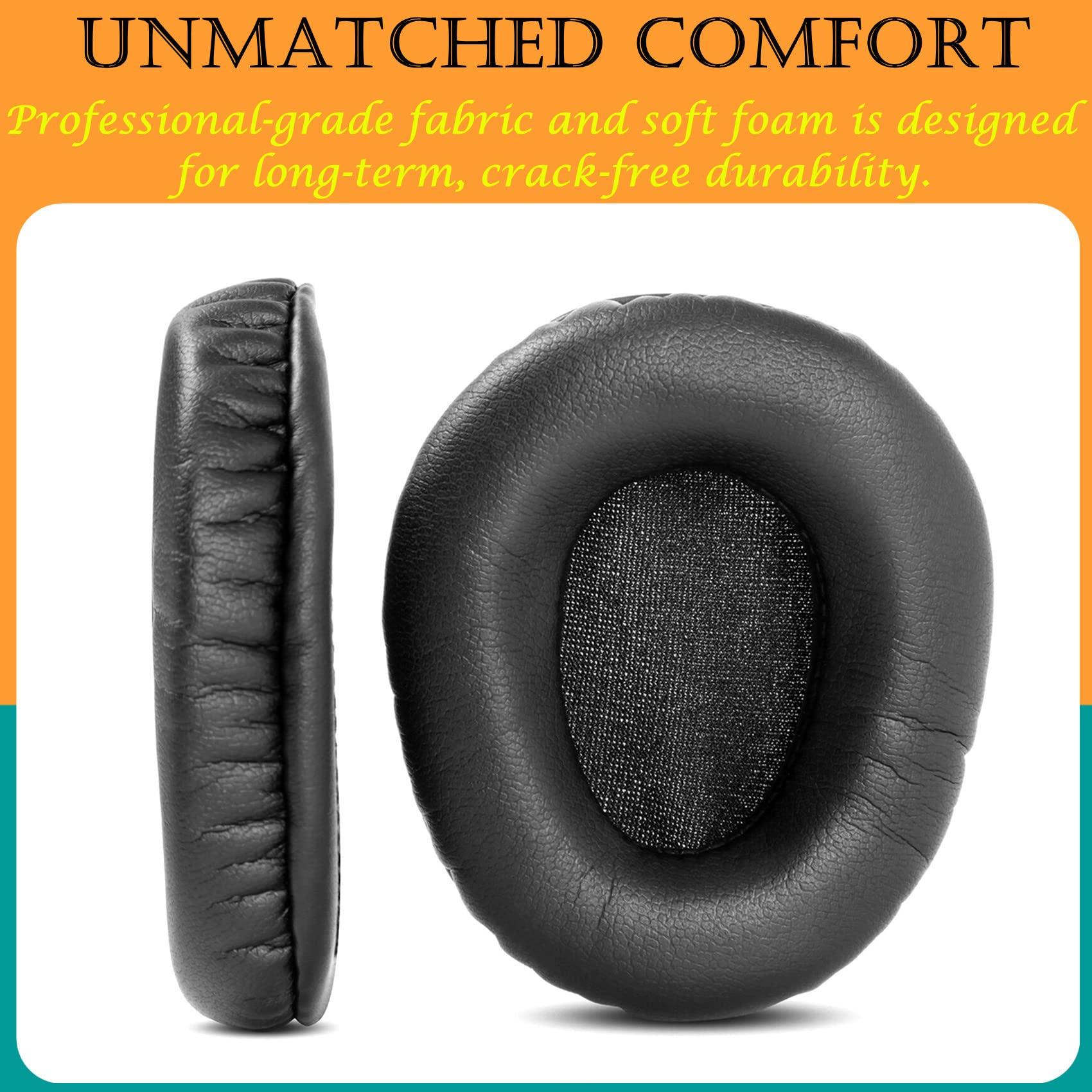 TaiZiChangQin TaiZiChangQin HA-NC250 Ear Pads Cushions Replacement Compatible with JVC HA-NC250 HA-NC260 HA NC250 NC260 Headphone (Protein Leather Earpads)