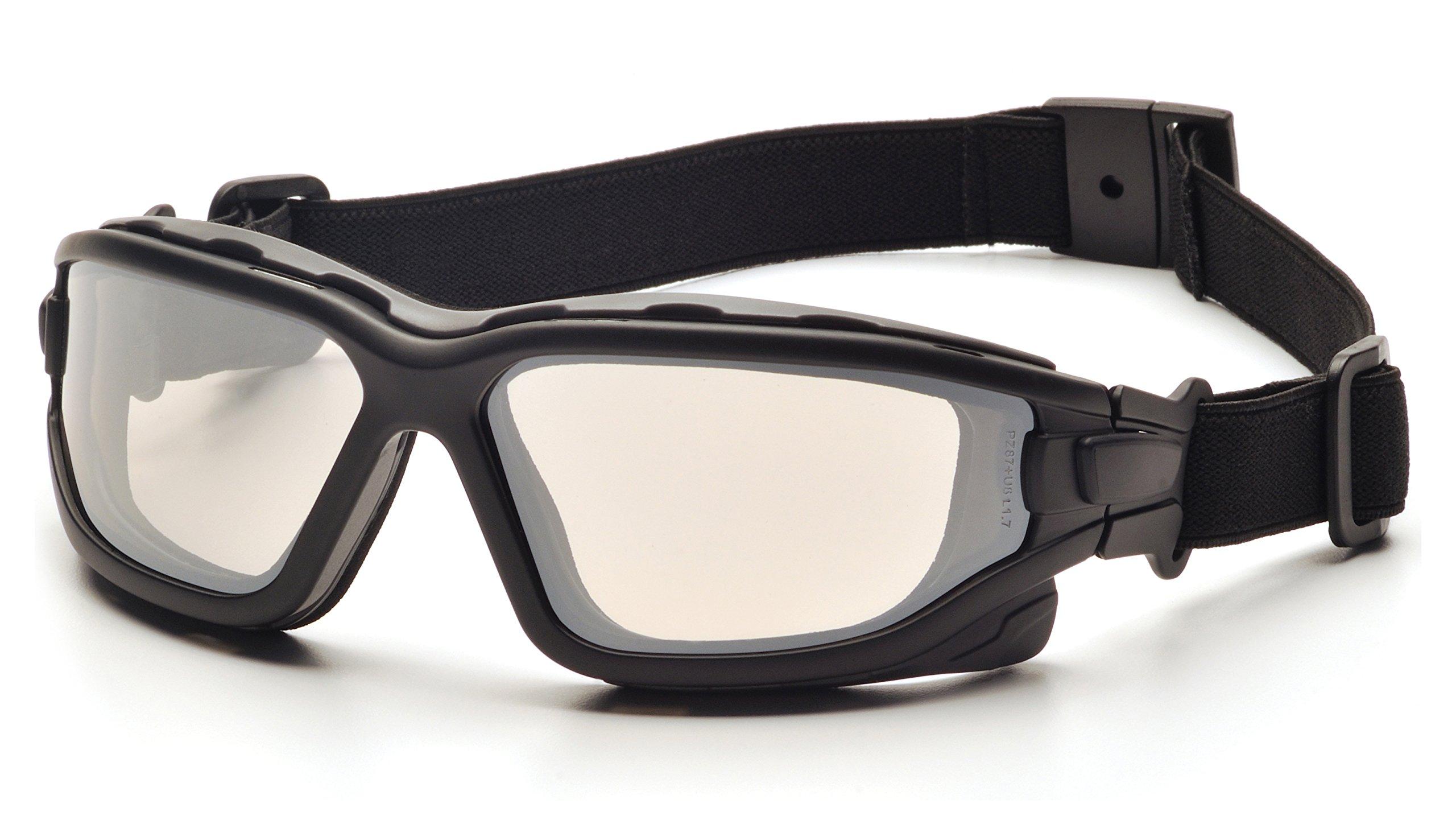 Pyramex Safety Pyramex I-Force Sporty Dual Pane Anti-Fog Goggle, Indoor/Outdoor Mirror Anti-Fog Lens