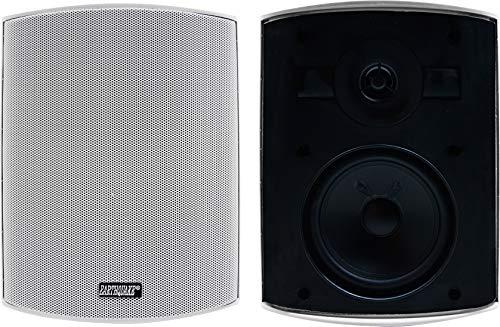 Earthquake Sound Earthquake Sound AWS-502W All-Weather Indoor/Outdoor Speakers (Matte White, Pair)