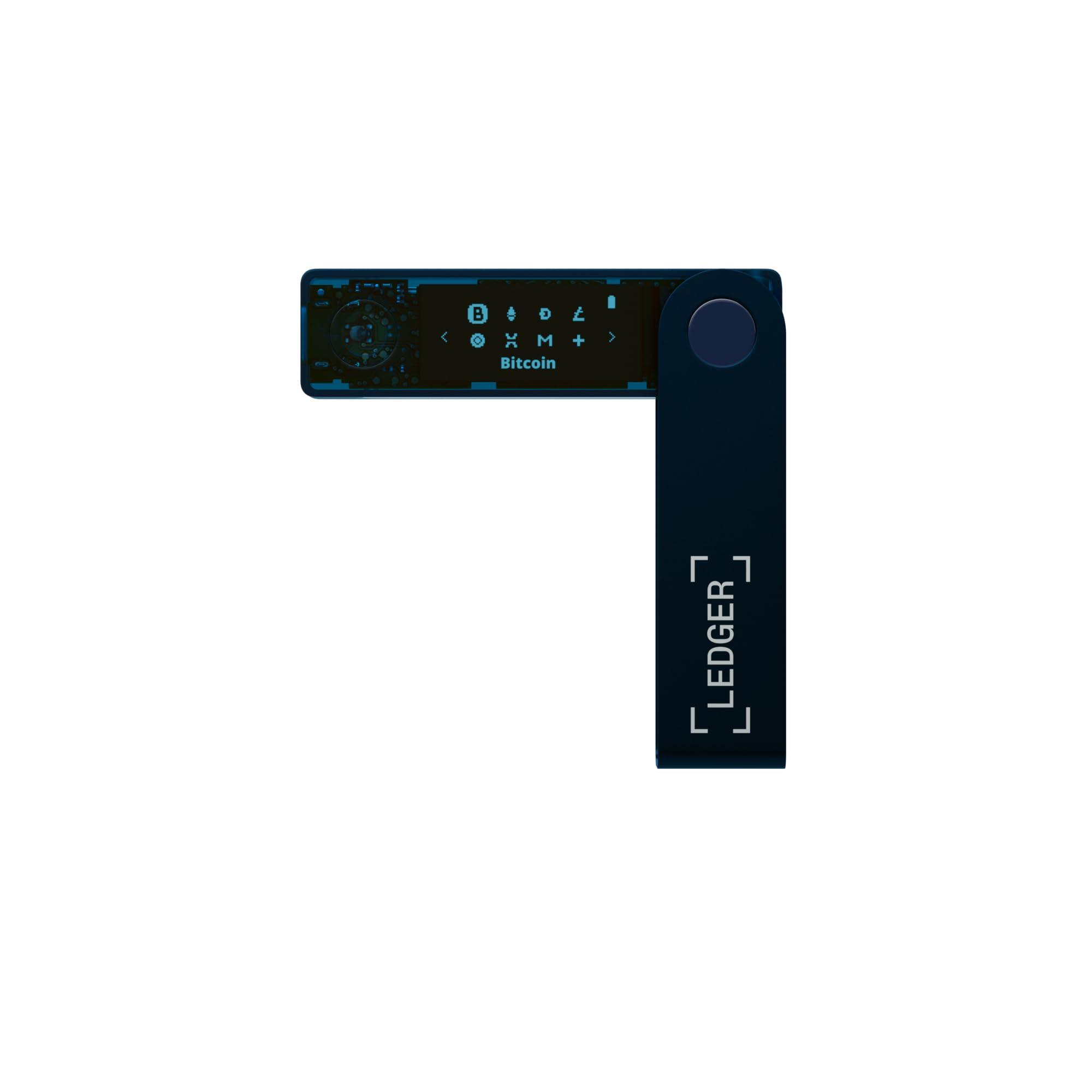 Ledger Ledger Nano X - Secure and Manage Your Crypto & NFTs on-The-go with Our Bluetooth-Enabled Hardware Wallet (Sapphire Blue)