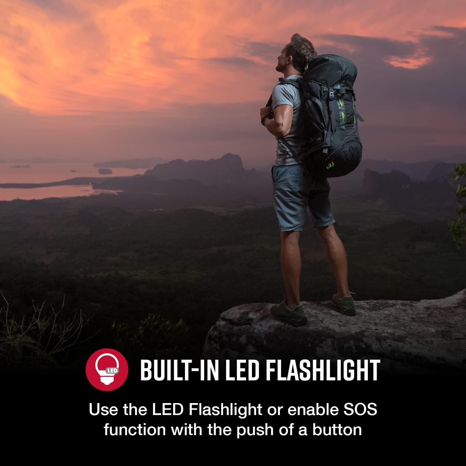 Cobra Cobra CXT10953PH-M Emergency Two-Way Radios, Waterproof Walkie Talkies, Up to 40 Mile Range, 22 Channels and NOAA Weather Channels, UHF/FM Ultra-Clear Reception, 3-Pack