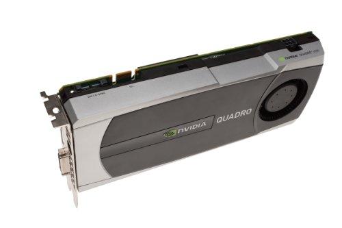 PNY NVIDIA Quadro 6000 by PNY 6GB GDDR5 PCI Express Gen 2 x16 DVI-I DL Dual DisplayPort and Stereo OpenGL, DirectX, CUDA, and OpenCL Profesional Graphics Board, VCQ6000-PB