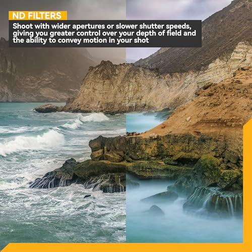 NiSi NiSi JetMag Pro 82MAG Filmmaker Kit - Magnetic Lens Filter Kit with FS Neutral Density (ND4/ND8/ND16), Black Mist 1/8, Adapters (67mm/72mm/77mm/82mm), Protective Caps and Caddy Case