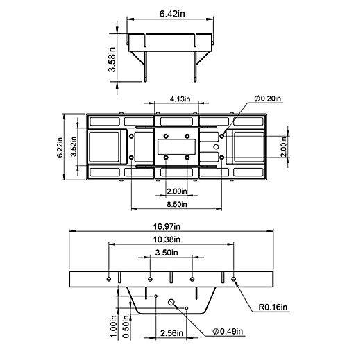 Gibraltar Mailboxes Gibraltar Mailboxes Patriot Rust-Proof Plastic Black, Mailbox Mounting Board, GMB225B