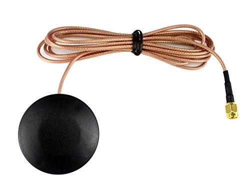 Proxicast Proxicast Ultra Low-Profile Indoor/Outdoor WiFi Antenna - Triple Band 2.4/5.8/6 GHz - Fixed Through-Hole Screw Mount Bluetooth | ZigBee | WiFi Puck - 6.7 ft Coax Lead w/RP-SMA (ANT-130-005)