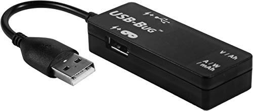 Triplett Triplett USB-Bug Dual-Output Inline USB-A Tester with Data Masking Port