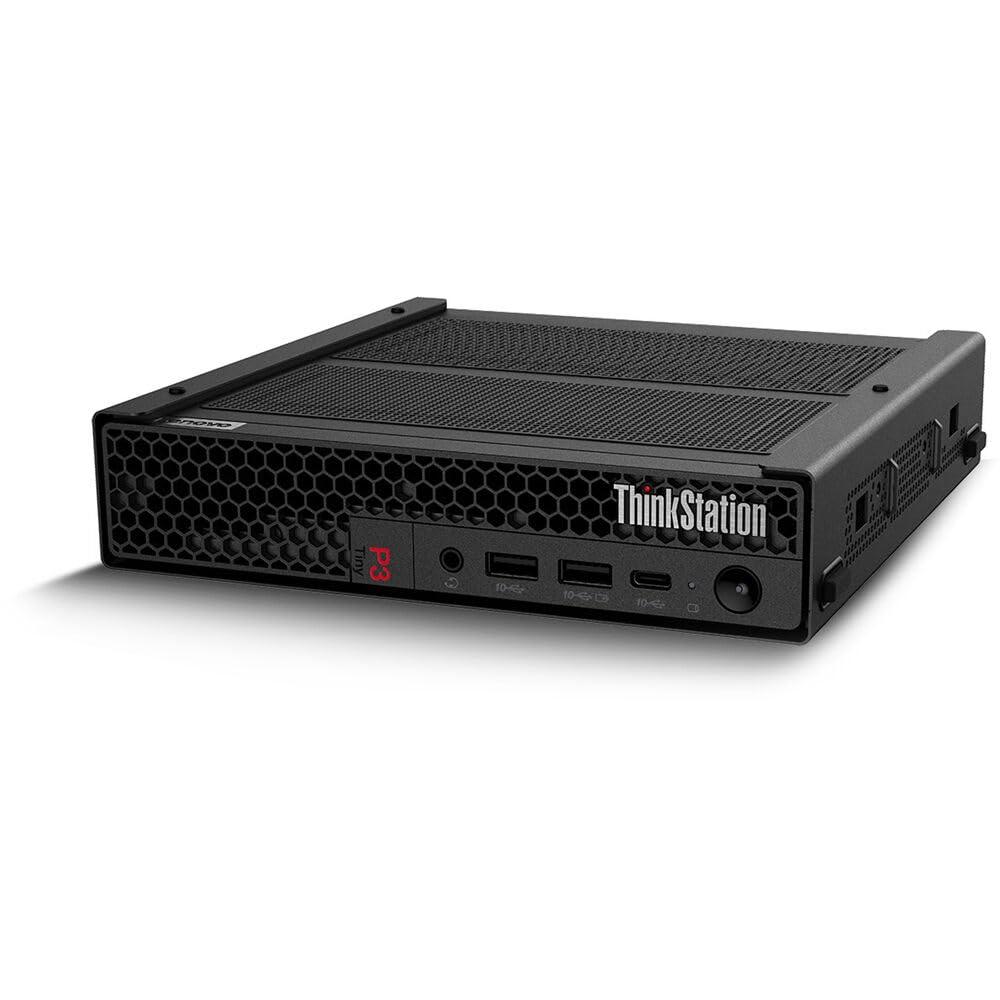 Lenovo Lenovo ThinkStation P3 Tiny ~ 2024 Mini Desktop ~ 14-Core 13th Generation Intel i5-13500 ~ Intel UHD Graphics ~ 32GB DDR5 1TB SSD Wi-Fi ~ Black ~ WWC 32GB USB