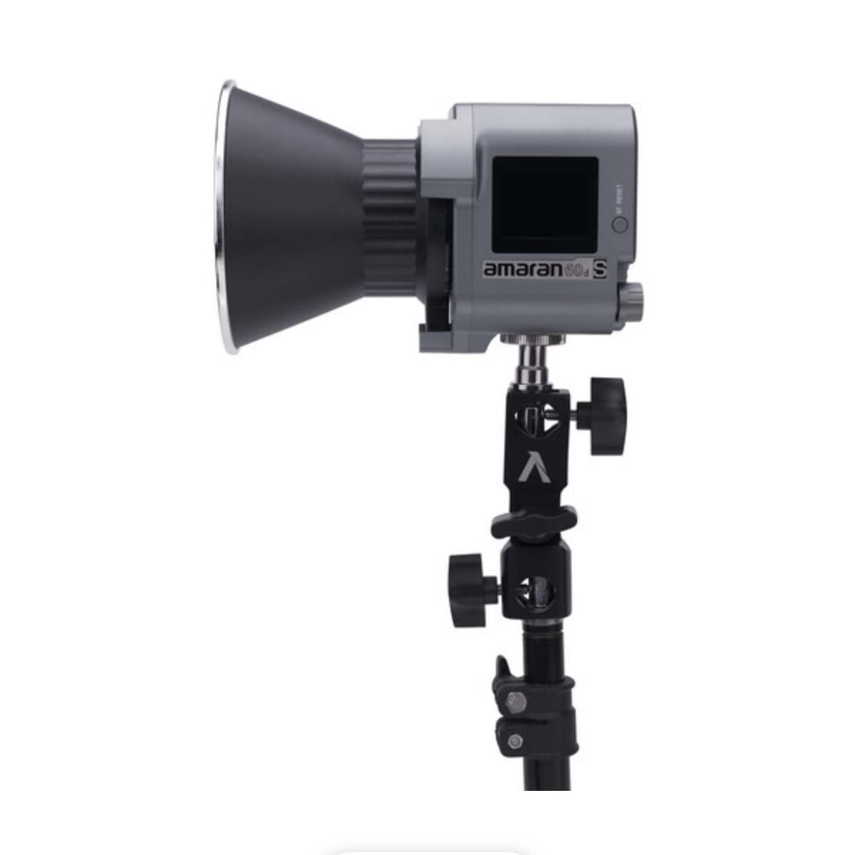 AMARAN Aputure Amaran COB 60D S Point Source LED 65W Daylight with Full-Size Universal Bowens Mount, Featuring Integrated Sidus Mesh Technology, and Dual-Blue LED Chipset Design
