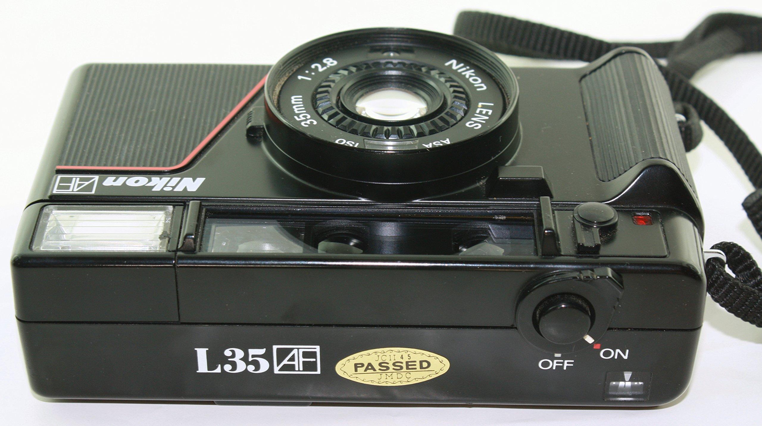 Nikon Nikon L35 AF One Touch L35AF Point and Shoot 35MM Film Camera Bulit-in Flash, AF lens, Film loader (Renewed)
