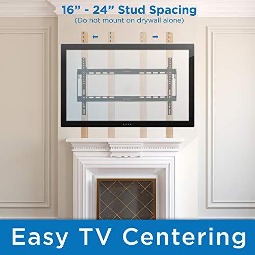 Mount-It! Mount-it! Slim Tilting TV Wall Mount Bracket | Low Profile Tilt TV Mount for Samsung, Sony, Vizio, TCL, LG, Sharp 32 to 65 Inch LCD/LED/4K TVs