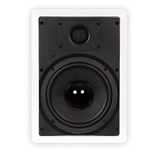 Theater Solutions Theater Solutions TS80W in Wall 8" Speakers Surround Sound Home Theater 7 Speaker Set