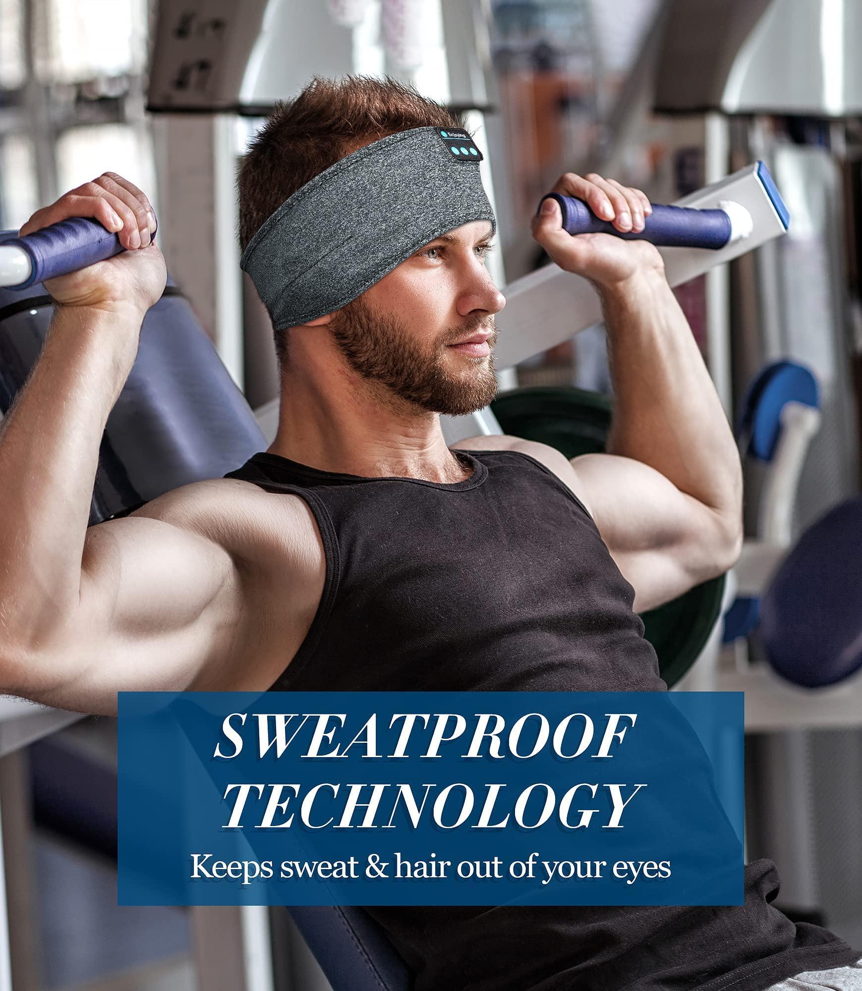 Enjoying Enjoying Sleep Headphones, Wireless Sleep Earbuds, Headphone for Sleeping Bluetooth Headband Headphones Headsets with Thin Speakers, Sleeping Headphones for Workout, Yoga, Travel, Gift for Women Men