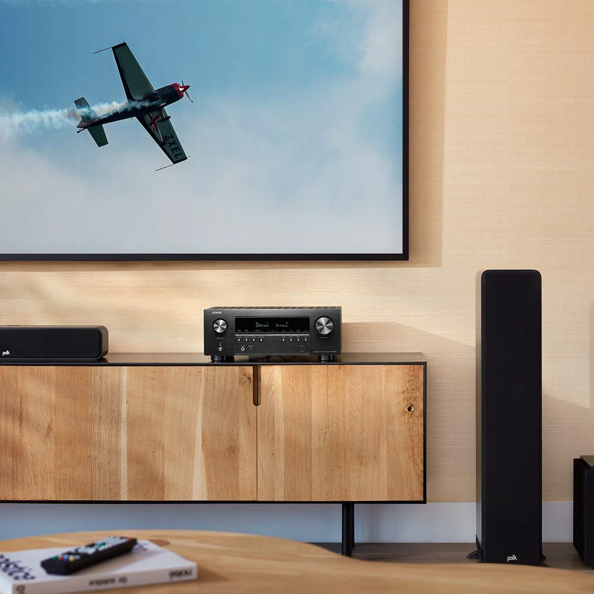 Denon Denon AVRS970H 7.2 Channel AV Receiver with DTS Virtual:X and Dolby Atmos with 5 Year Amber Protection Plan (2022)