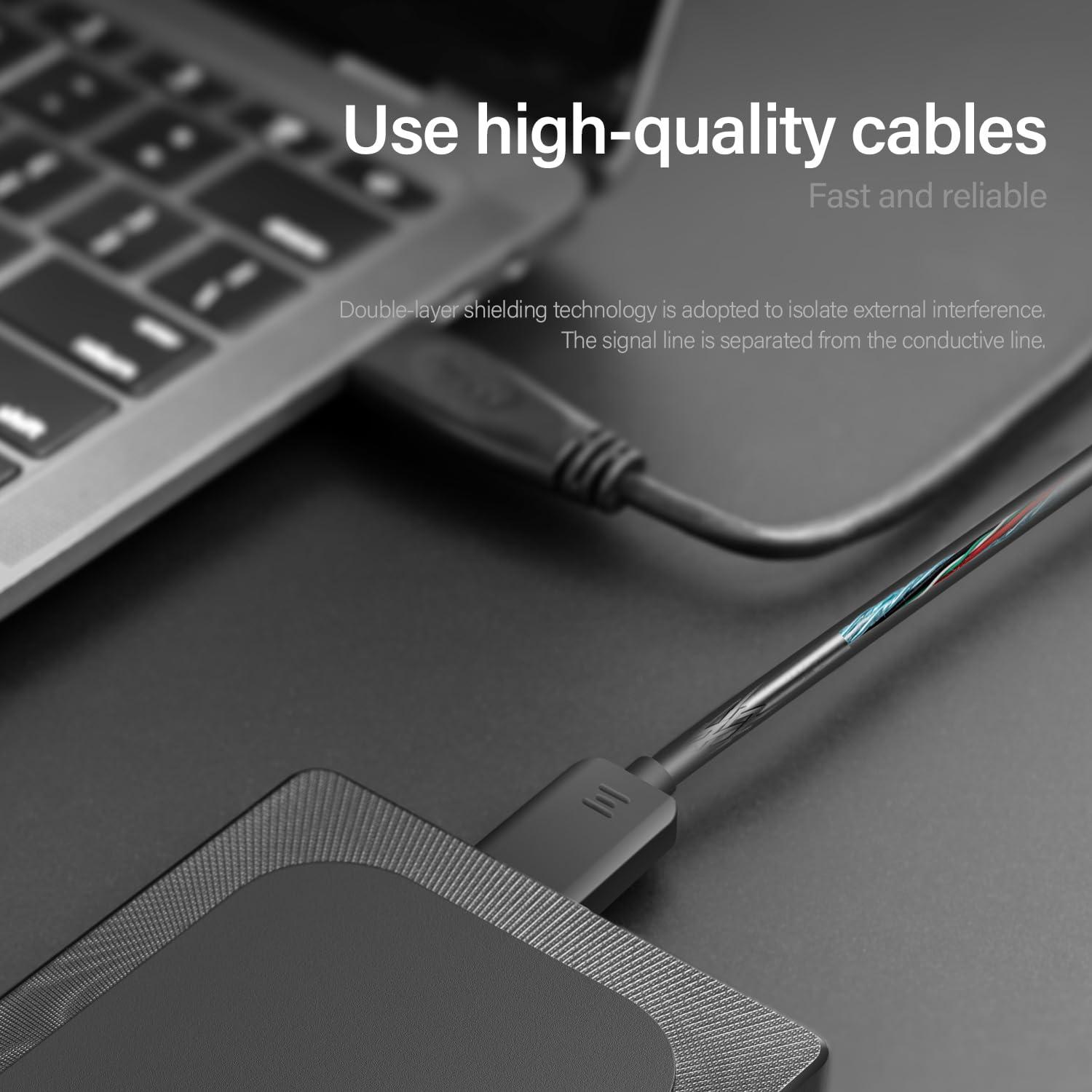 Aiolo Innovation Aiolo Innovation 4TB External Hard Drive Ultra Slim Portable HDD-USB 3.0 for PC, Mac, Laptop, PS4, Xbox one,Xbox 360 Model A4