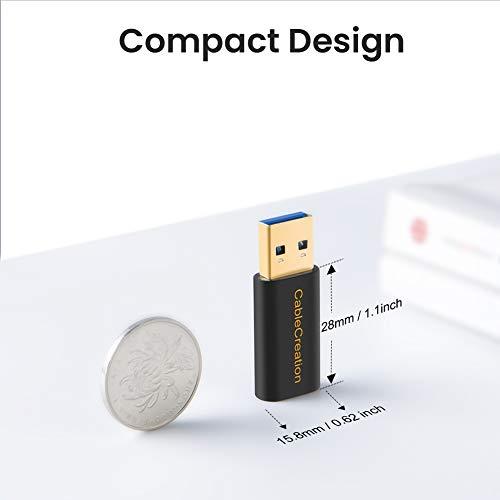 CableCreation CableCreation USB C Female to USB Male Adapter USB to USB C Adapter, USB 3.1 5Gbps USB C to A Adapter Female for Laptops Logitech StreamCam VR Link Adapter for Charging