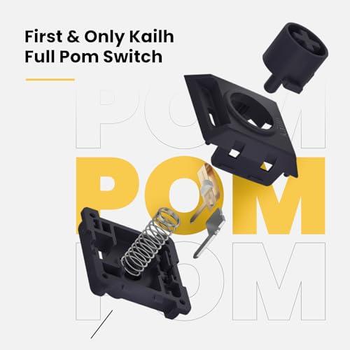 LOFREE LOFREE Flow100 Low Low Profile Mechanical Keyboard, 75 Percent Rechargeable Wireless Keyboards with Bluetooth and Wired Connection, Black Phantom Tactile Switches and Ghost liear Switches