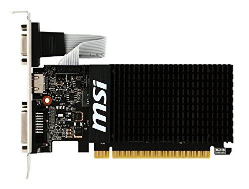 MSI MSI NVIDIA GeForce GT710 Equipped with GDDR3 1GB Graphics Board VD5932 GT710 1GD3H LP