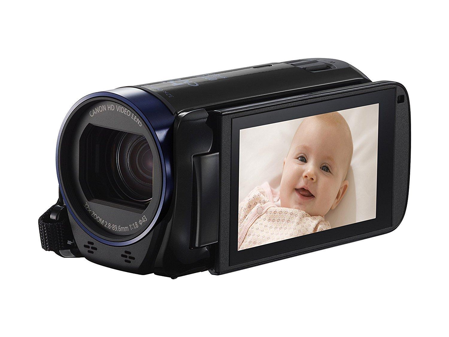 Canon Canon VIXIA HF R600 Full HD Camcorder with 3 inch Touchscreen and 57x Advanced Zoom - Black (Renewed)