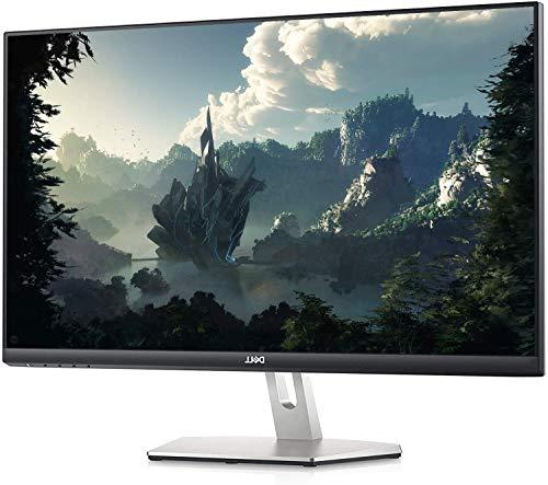 Dell Dell Newest 27-inch QHD 1440p (2560 x 1440) IPS Ultra-Thin Bezel Monitor, 75Hz Refresh Rate, ADM FreeSync, HDMI, DisplayPorts, Built in Speakers, VESA Certified, Sliver