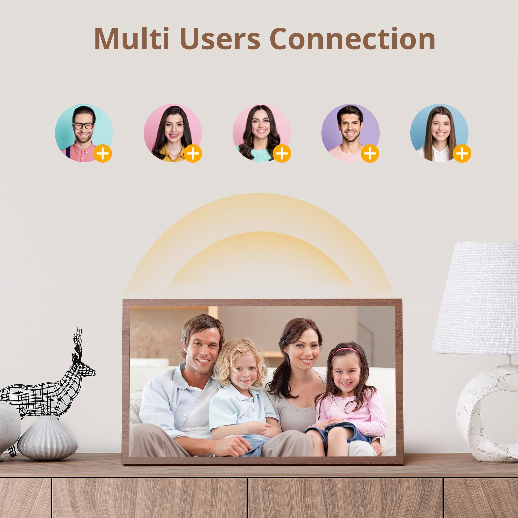 Dragon Touch Dragon Touch Large Digital Picture Frame 21.5 inch Screen WiFi Digital Photo Frame Display, 32GB Storage, Auto-Rotate, Share Photos via App, Email, Cloud, Classic 21Not Touchscreen