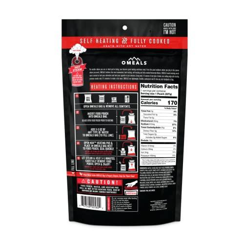 OMEALS OMEALS Vegetable Stew w/Beef-MRE-Extended Shelf Life-Fully Cooked w/Heater-No Refrigeration-Outdoor Enthusiast, Travelers, Emergency Supplies-USA Made