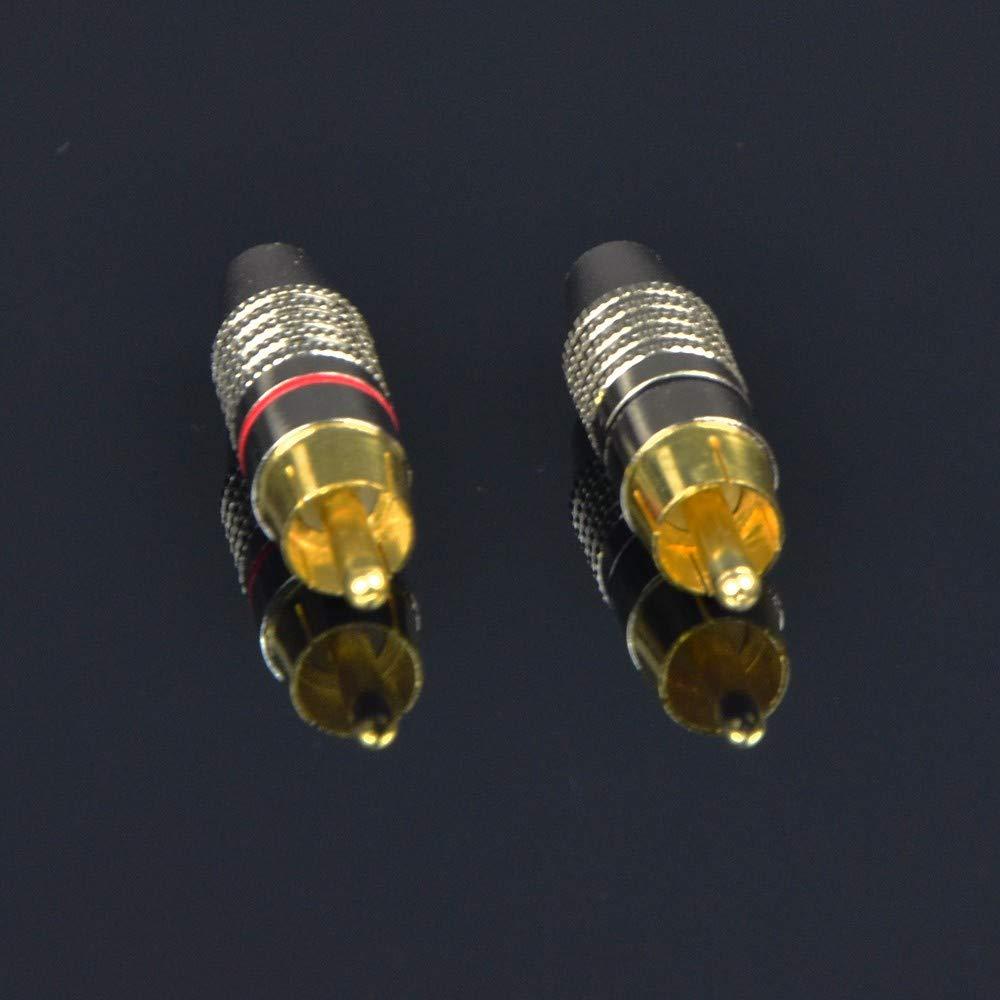 CNCESS CESS-075-2f Heavy Duty Waterproof RCA Cable, Phono Male to Male (2 FT)