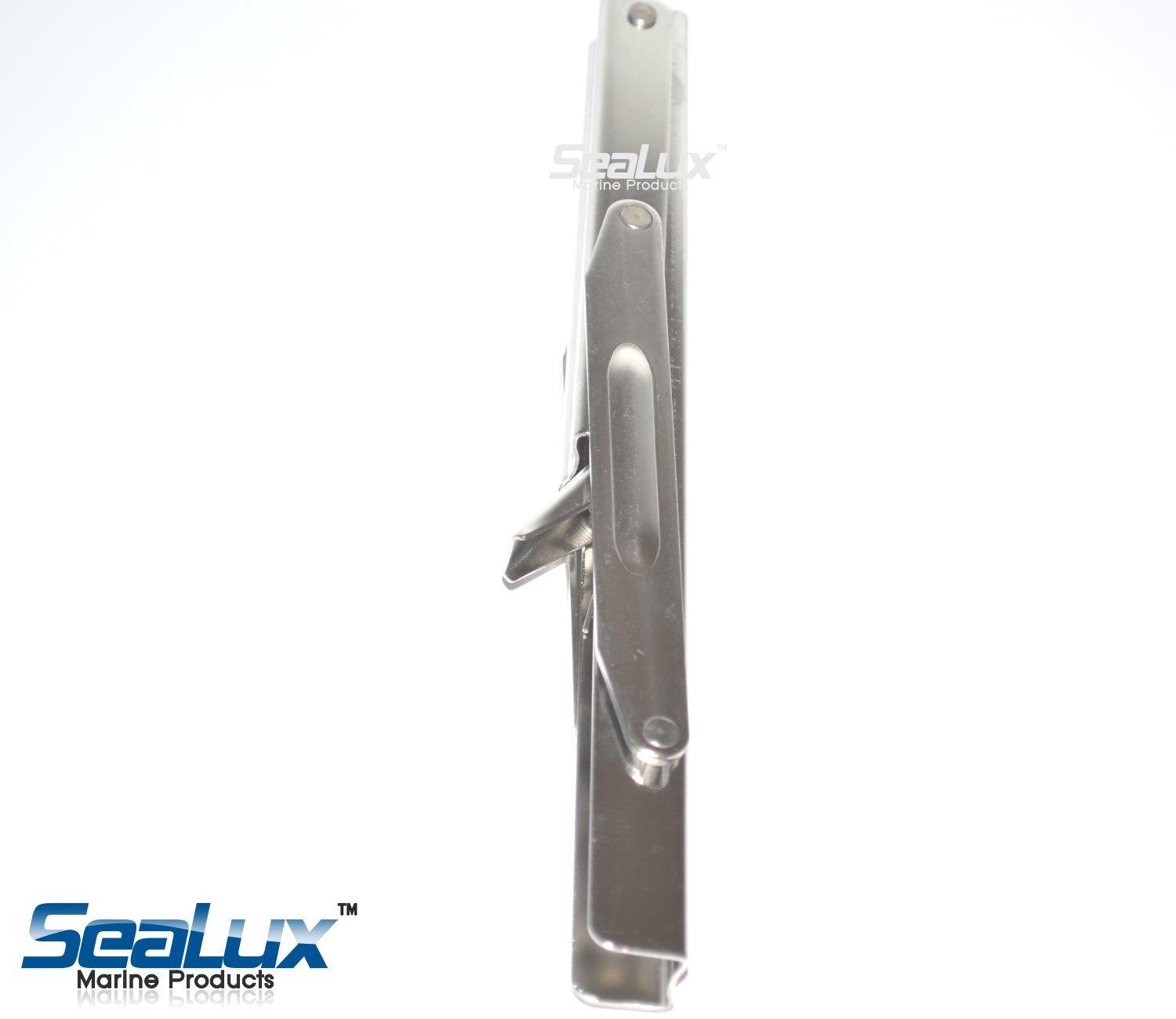 SeaLux Marine Products SeaLux Stainless Steel Heavy Duty Folding Bracket for Table,Shelving,Bench Max Load 550 lbs