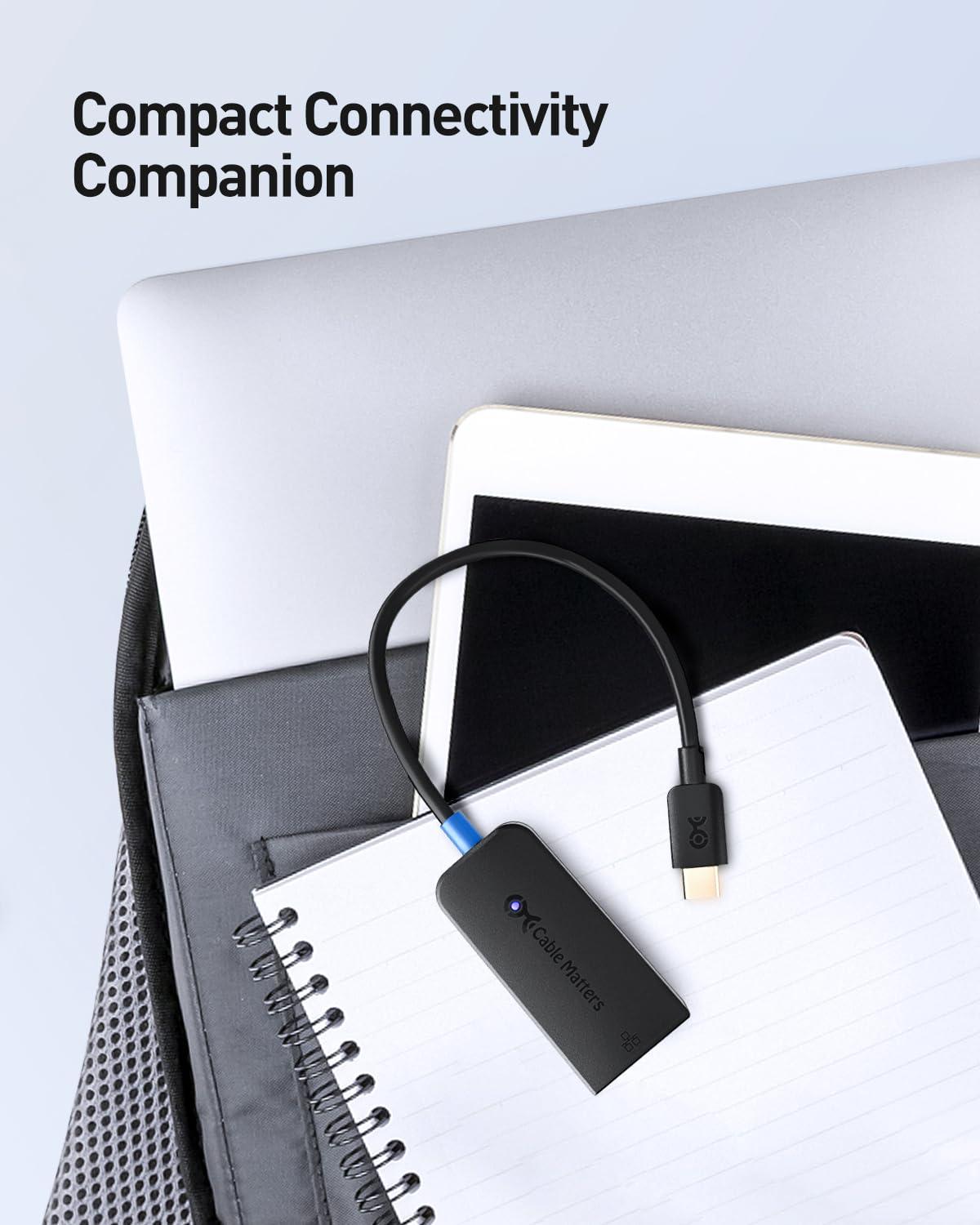 Cable Matters Cable Matters USB C to 2.5Gb Ethernet Adapter, USB-C to 2.5 Gigabit Ethernet, 2.5Gb USB C Network Adapter - Compatible with Thunderbolt 5/4 for MacBook, Not Work with Mac Mini