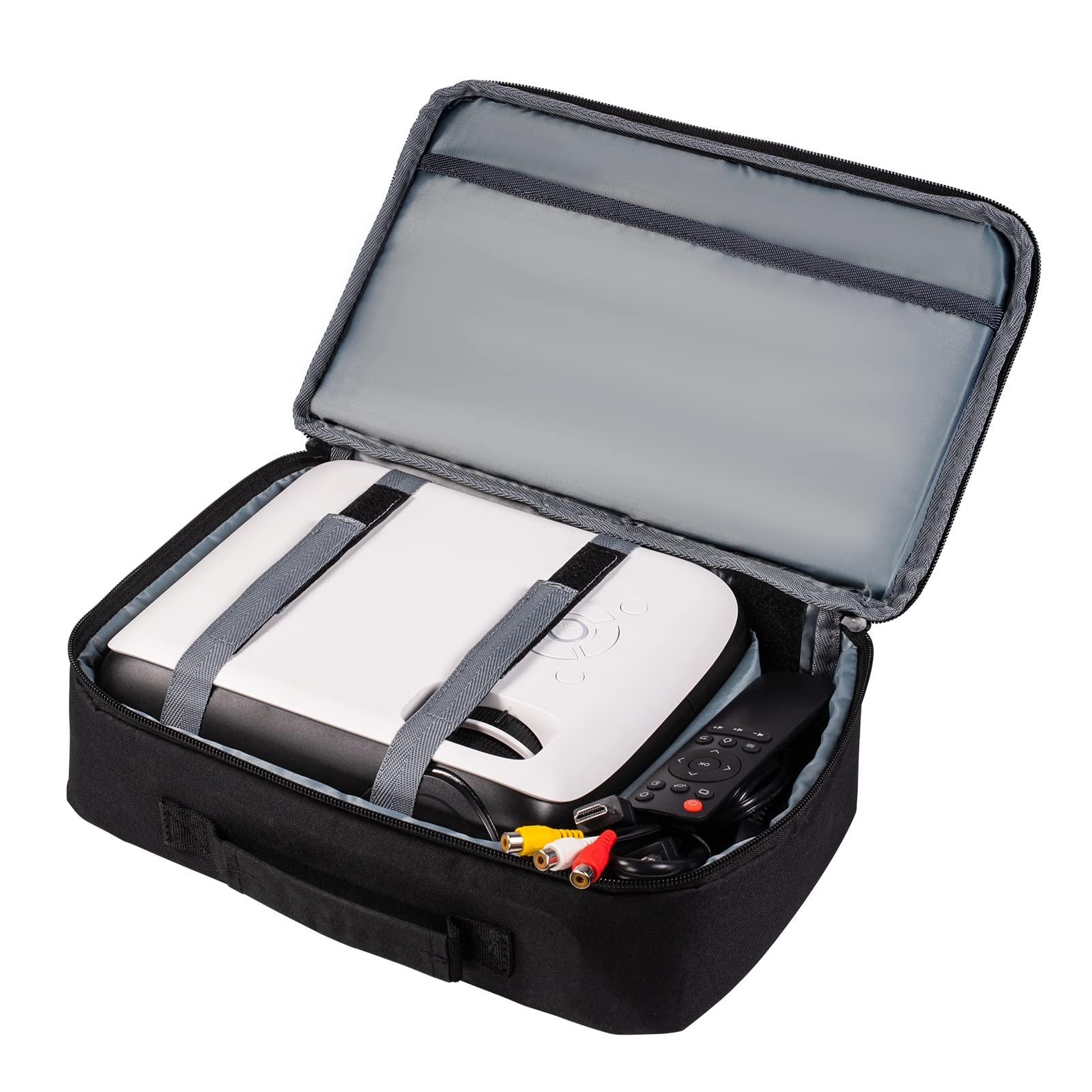 HAPPRUN HAPPRUN H1 Projector 1080P + HAPPRUN Projector Bag for Portable Indoor Outdoor Use