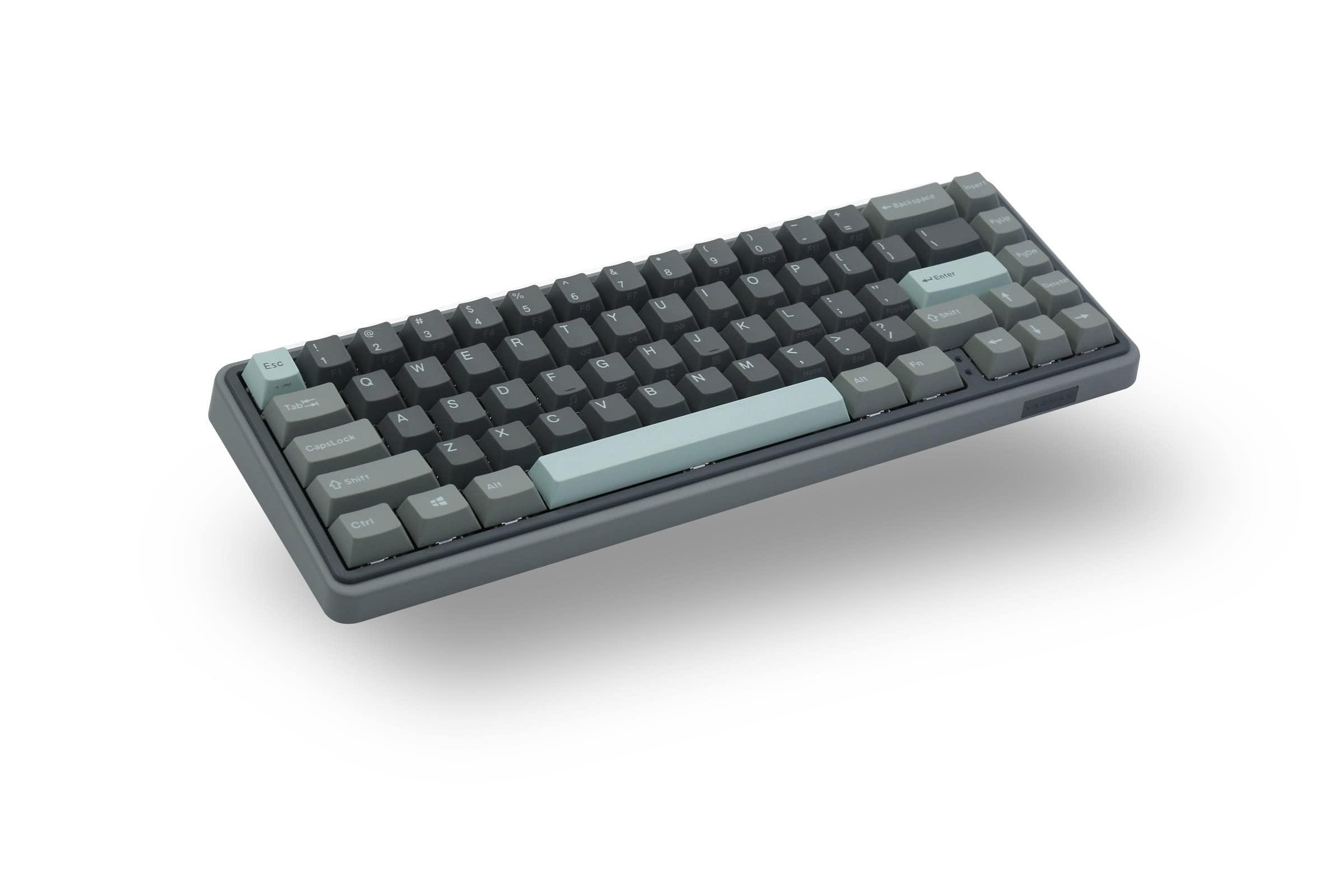 Varmilo Varmilo x MK Glintstone Minilo VXT67 65% Hotswap Triple Mode Bluetooth + Wireless 2.4 GHz RGB Mechanical Keyboard Gateron G Pro 2.0 Silver