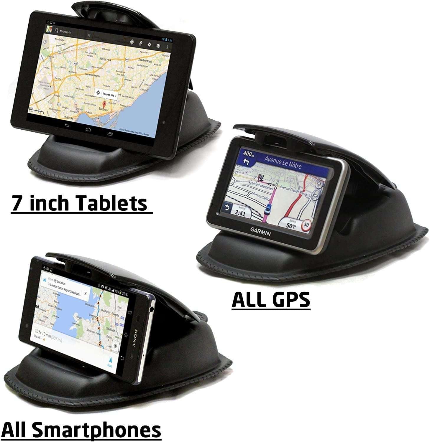 Navitech Navitech in Car Dashboard Friction Mount - Compatible with Garmin Drive 51LMT-S 5" Sat Nav