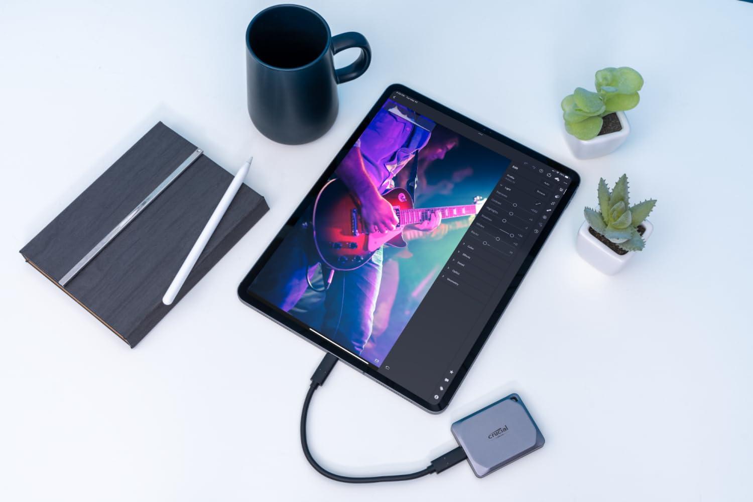 Crucial Crucial X9 Pro USB 3.2 Type-C Portable External SSD - 2TB