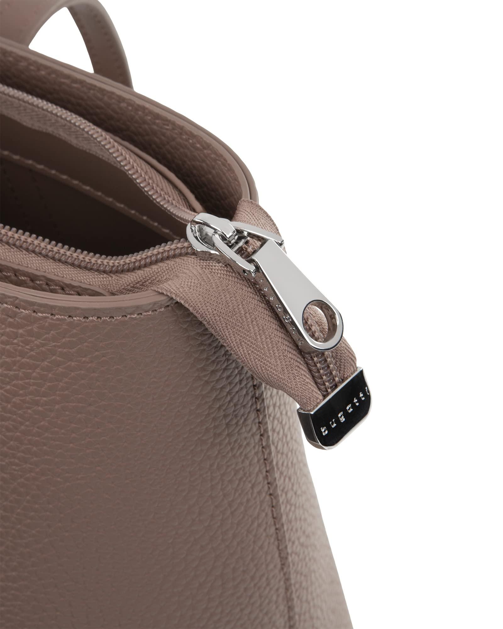 Bugatti Bugatti Pure Collection Tote Bag for Women, Girls, and Teens, Vegan Leather Purse with Removable Laptop Sleeve For Work, School, or Travel, Fits Tablets, Phone, Wallet and More, Pink