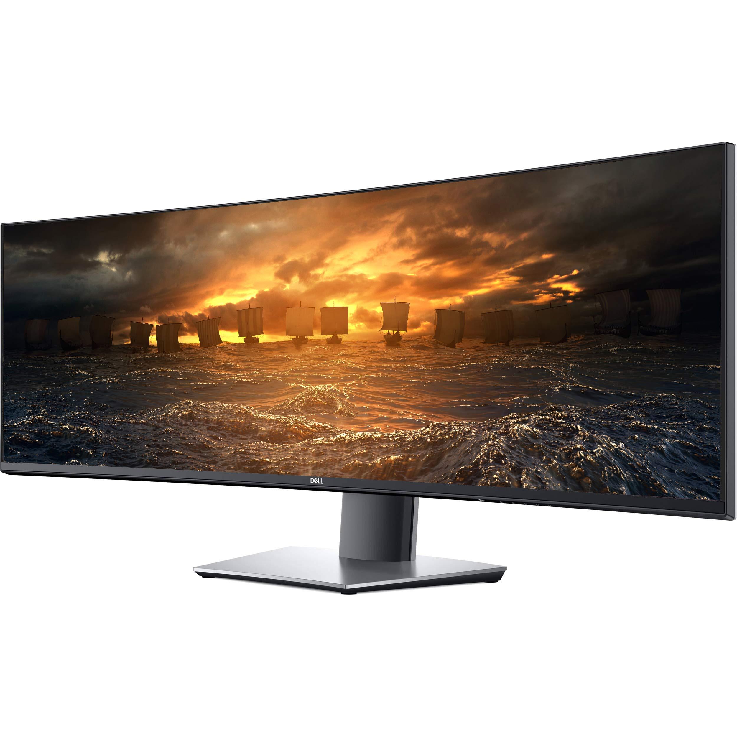 Dell Dell U4919DW UltraSharp 49-inch LED Backlit Curved Gaming Monitor with IPS, Vesa Compatible, Anti-Glare, Tilt, Swivel (HDMI, USB 3.0, USB-C, DisplayPort)